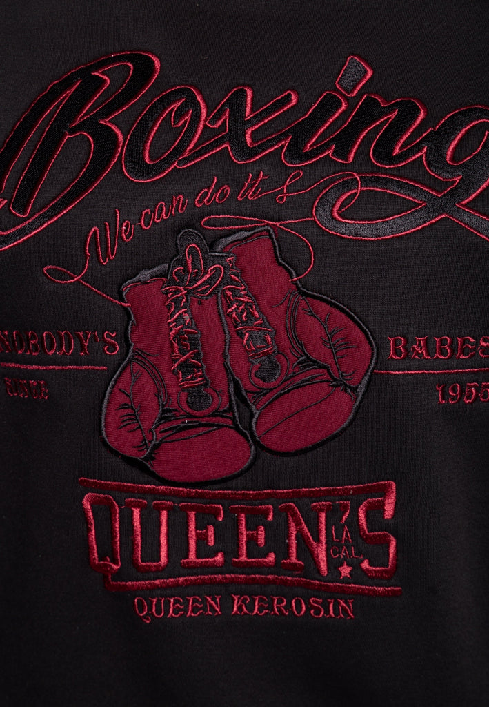 Queen Kerosin - Boyfriend Pullover «Boxing»