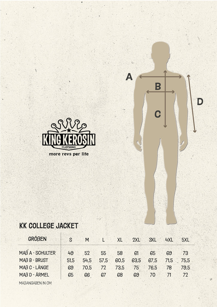 King Kerosin - College Jacke «K»