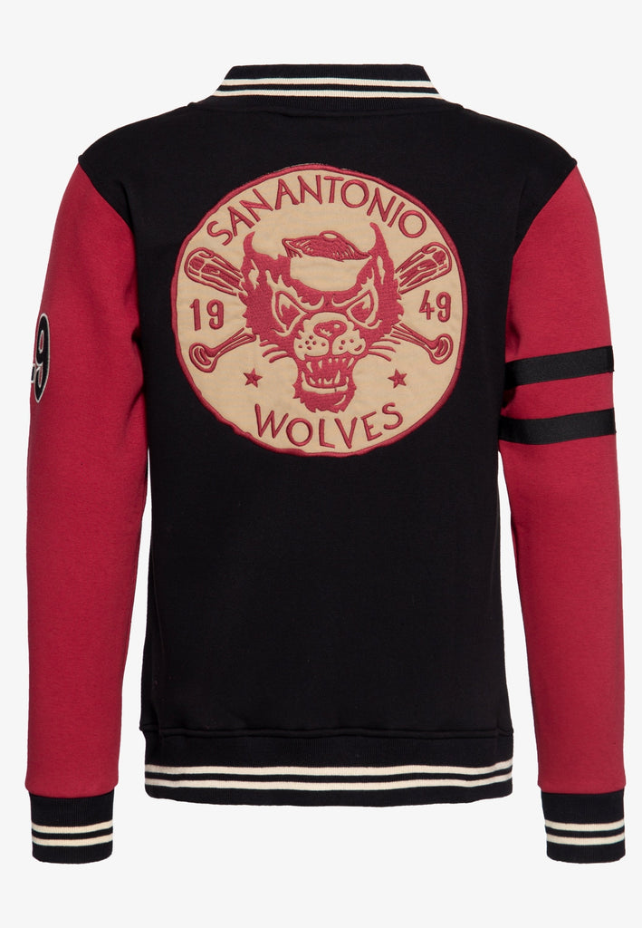 King Kerosin - College Sweat-Jacke «San Antonio Wolves»