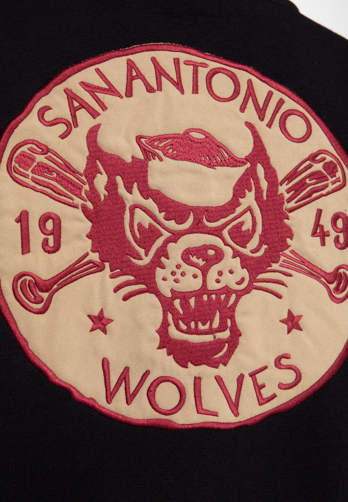 King Kerosin - College Sweat-Jacke «San Antonio Wolves»