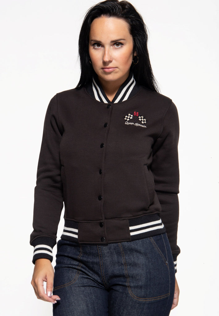 Queen Kerosin - College Sweatjacke «Motor Service Queen»