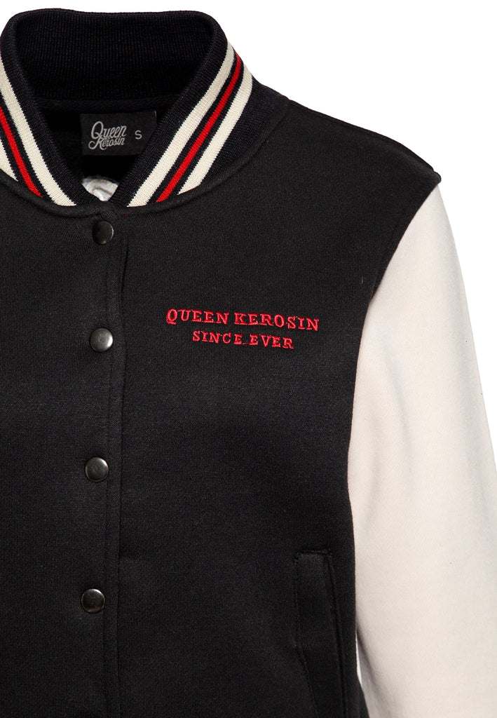 Queen Kerosin - College Sweatjacke «Nobody's Baby»