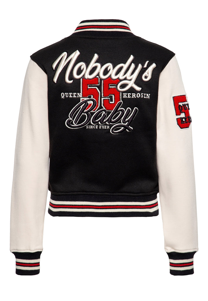 Queen Kerosin - College Sweatjacke «Nobody's Baby»