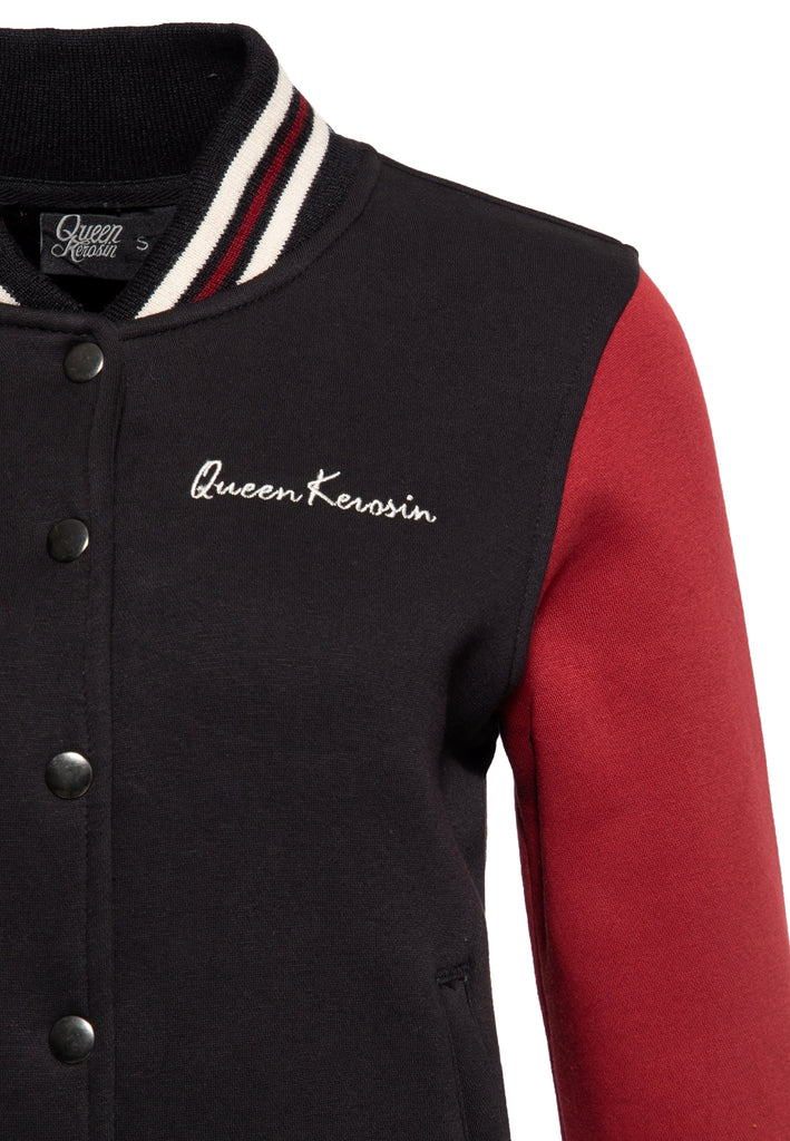 Queen Kerosin - College Sweatjacke «Queen of the Road»