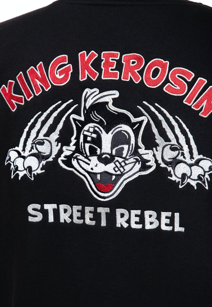 King Kerosin - College Sweatjacke «Street Rebel»