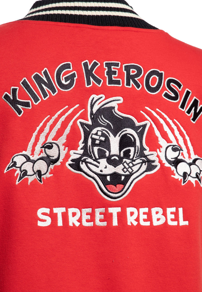 King Kerosin - College Sweatjacke «Street Rebel»