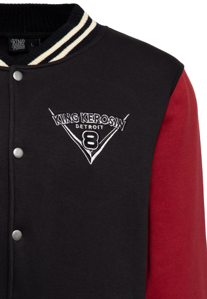 King Kerosin - Collegejacke «Speed Kings V8»