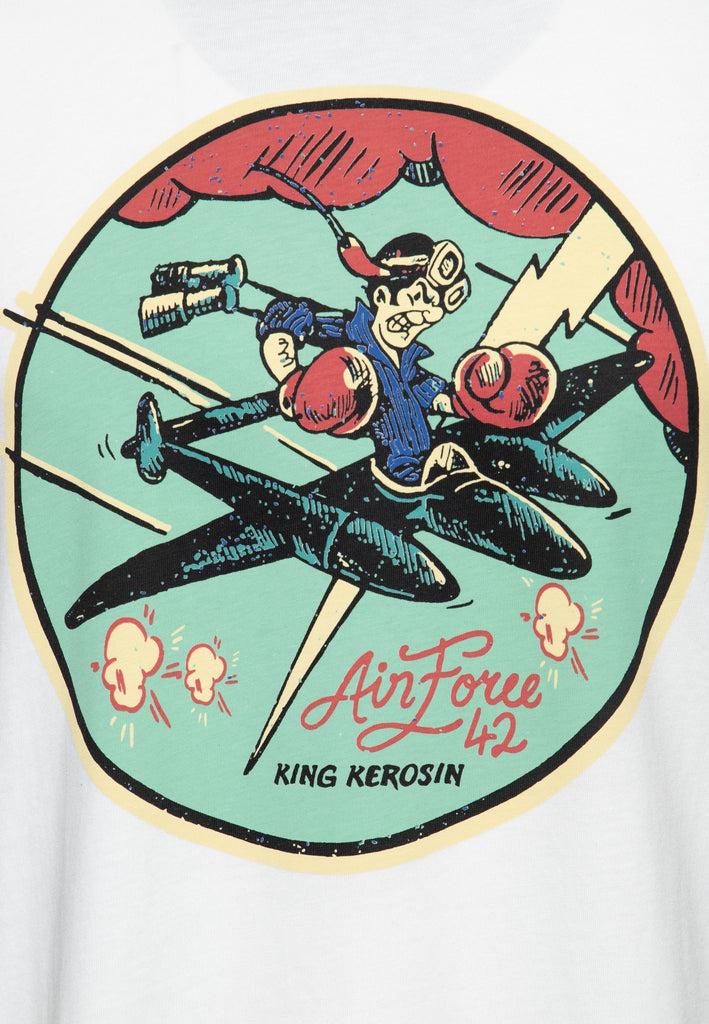 King Kerosin - Contrast T-Shirt «Airforce 42»