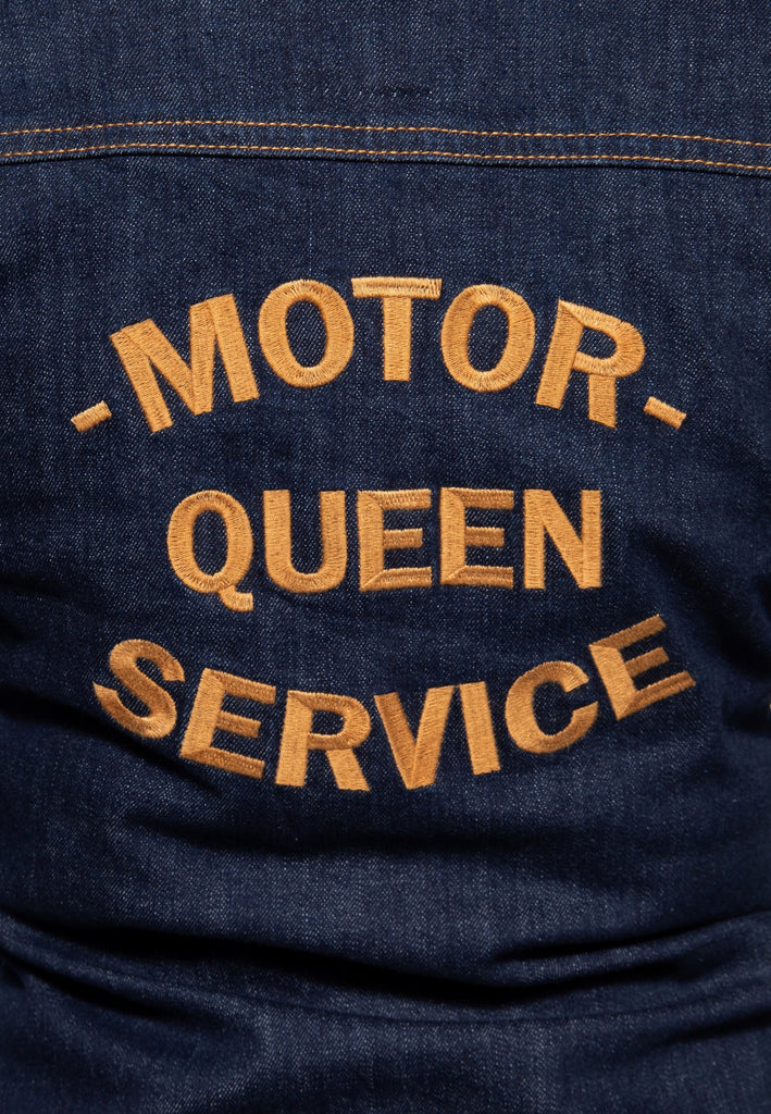 Queen Kerosin - Denim Hemdbluse «Motor Queen Service»