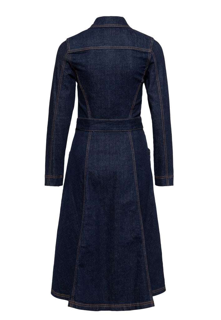 Queen Kerosin - Denim Swing-Dress «Q Crown»