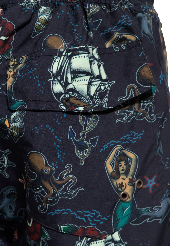 King Kerosin - Designer-Badeshorts «Sailor»