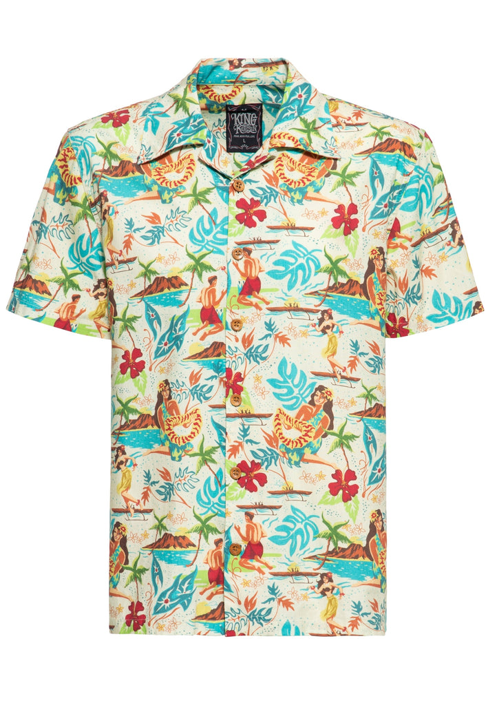 King Kerosin - Hawaiihemd aus Bio-Baumwolle
