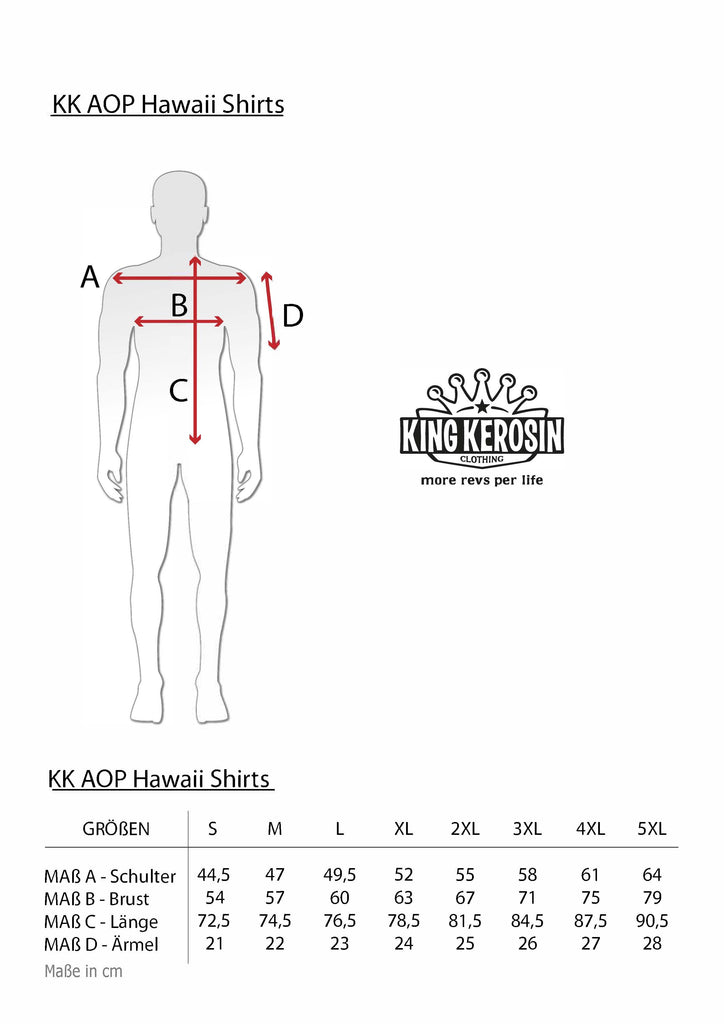 King Kerosin - Hawaiihemd aus Bio-Baumwolle