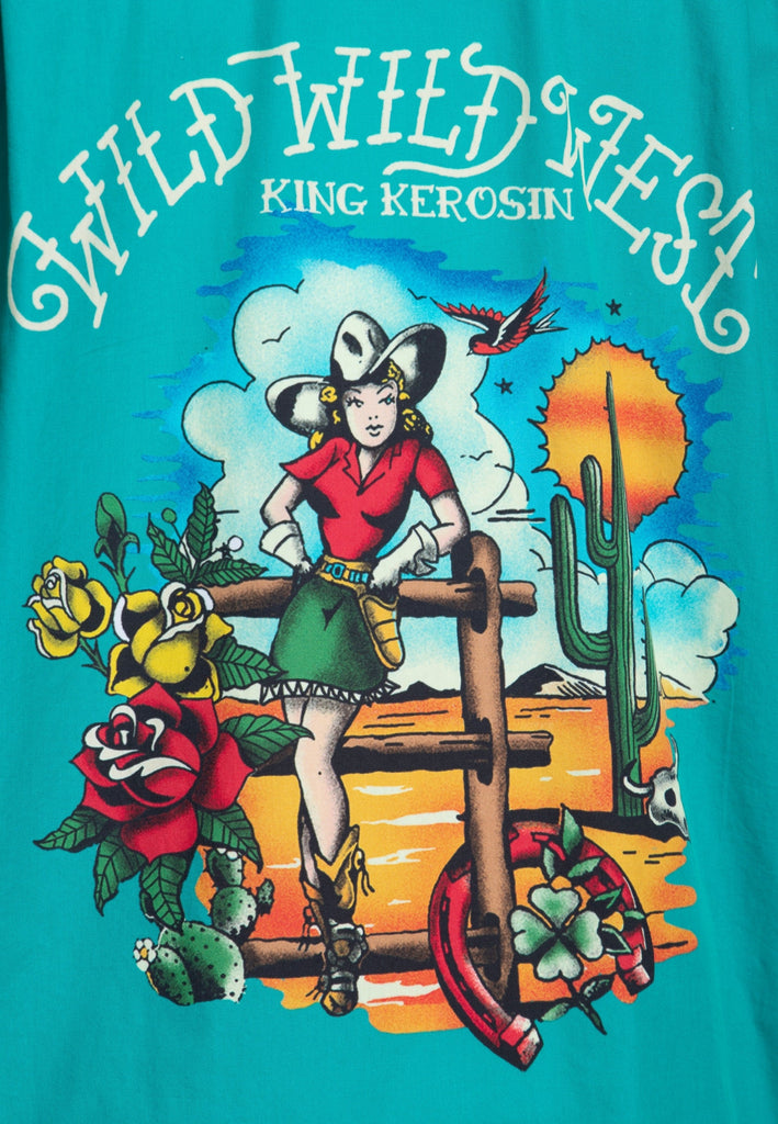 King Kerosin - Hawaiihemd «Wild Wild West Texas» aus Bio-Baumwolle