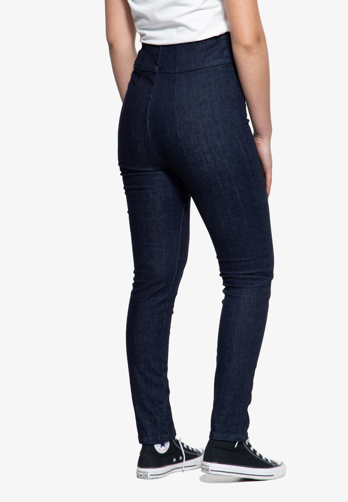 Queen Kerosin - High Waist Jeanshose