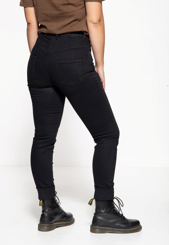Queen Kerosin - High Waist Slim Fit Jeans «Betty»