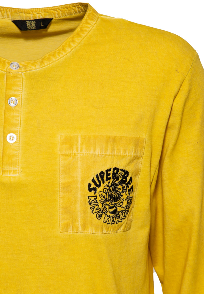 Inside Oilwashed Longsleeve «Super Bee» - KING KEROSIN