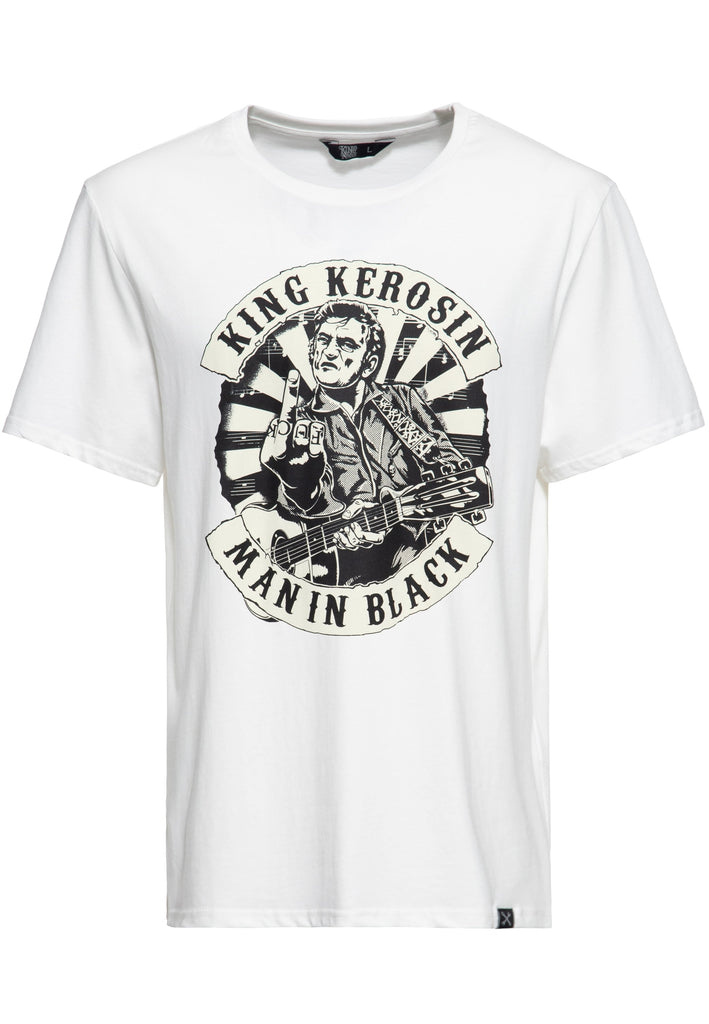 King Kerosin - Print T-Shirt «MAN IN BLACK»