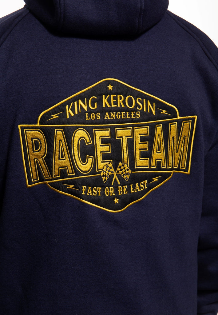 King Kerosin - Sweatjacke mit Kapuze «Race Team»