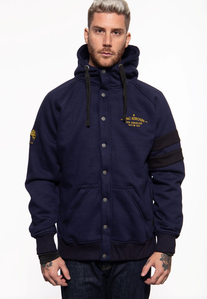 King Kerosin - Sweatjacke mit Kapuze «Race Team»