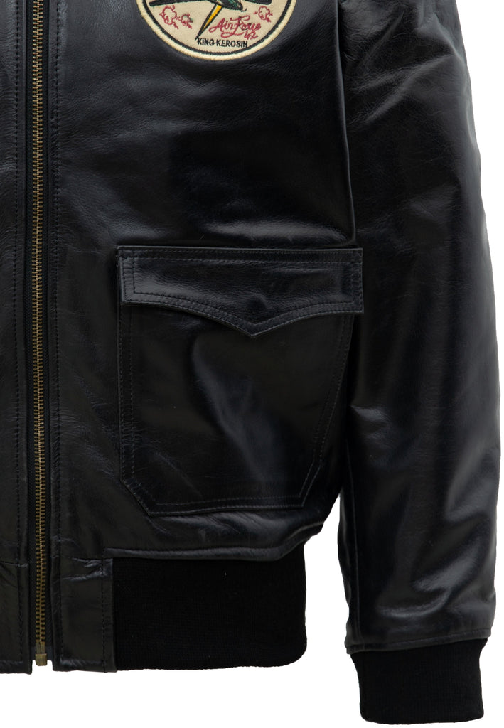 Leder Aviator Jacke «Air Force 42» - KING KEROSIN