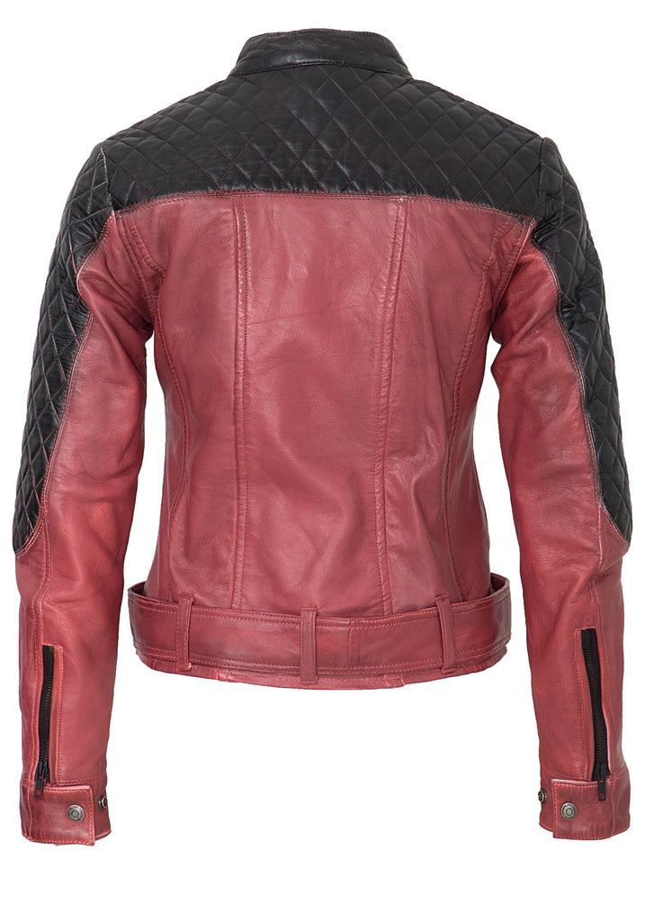 Lederjacke im Racing Look - KING KEROSIN