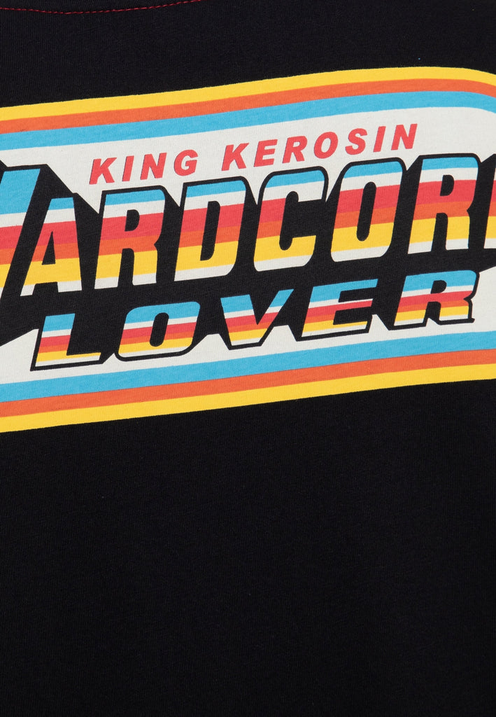 Print T-Shirt «Born to be Hard» - KING KEROSIN