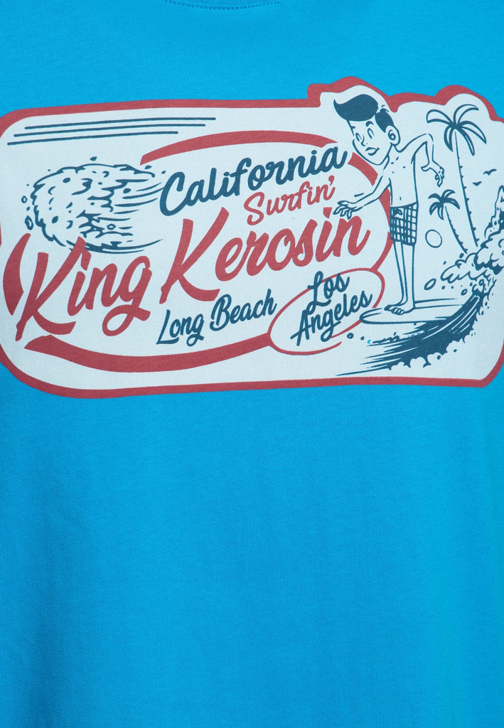 Print T-Shirt «California Surfin» - KING KEROSIN