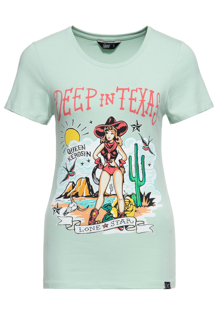 Print T-Shirt «Deep in Texas» - KING KEROSIN