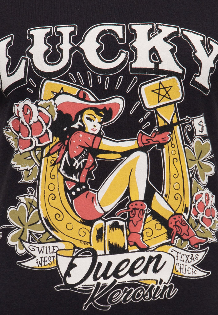 Print T-Shirt «Lucky» - KING KEROSIN