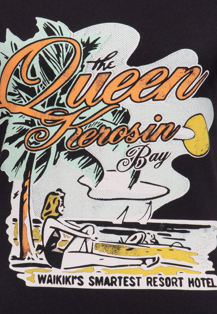 Print T-Shirt «Queens Bay» - KING KEROSIN