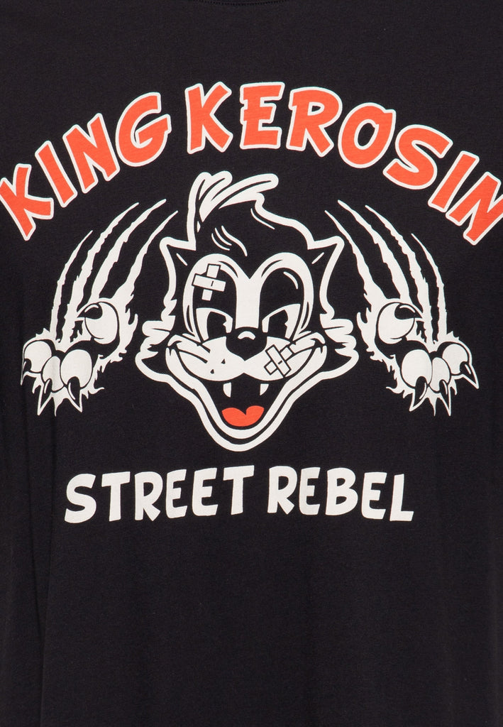 Print T-Shirt «Street Rebel» - KING KEROSIN