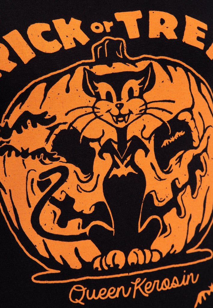 Print T-Shirt «Trick or Treat» - KING KEROSIN