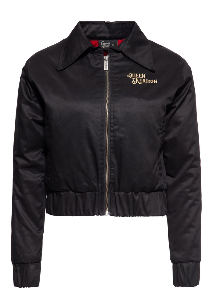 Queen Kerosin - Gabardine Jacke «Gasoline Racer 55»