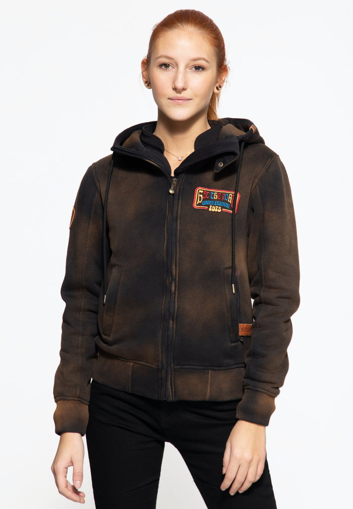 Queen Kerosin - Sweatjacke «Hit the Road Queen»