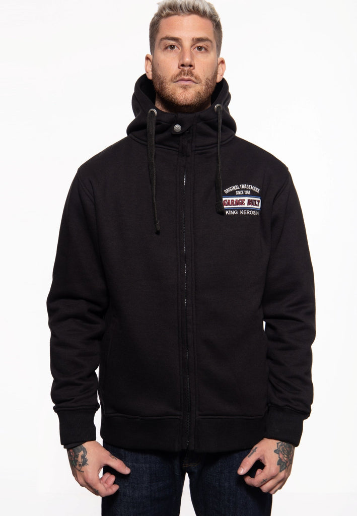 King Kerosin - Sweatjacke mit Kapuze «Garage Built»