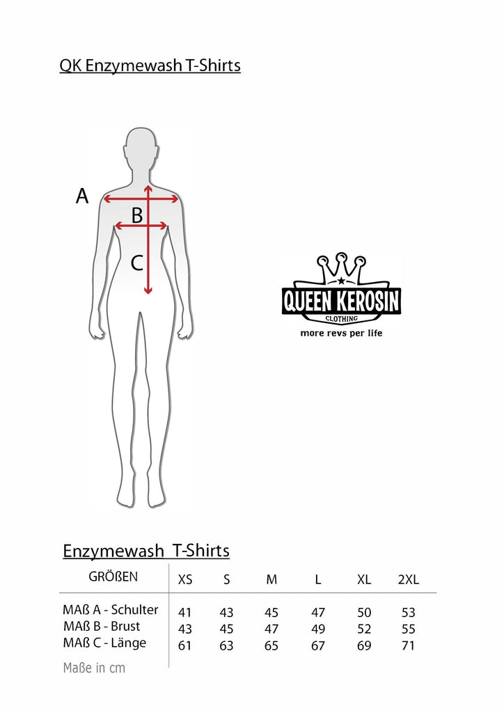 Queen Kerosin - T-Shirt Enzyme Wash «Trust No One»