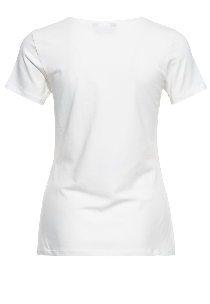 Queen Kerosin - T-Shirt mit Frontprint «Gearhead»