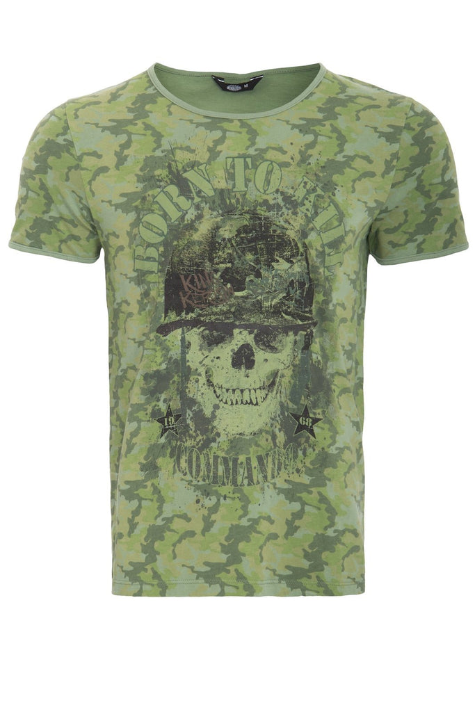 King Kerosin - T-Shirt mit Print «born to kill»