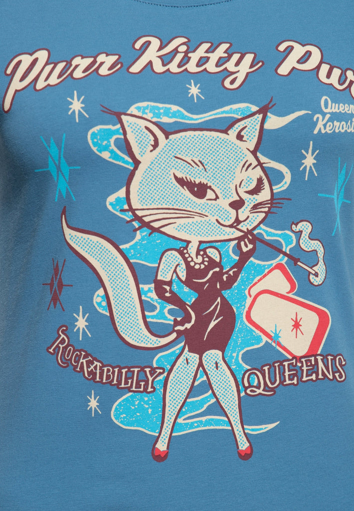 Queen Kerosin - T-Shirt «Purr Kitty Purr»