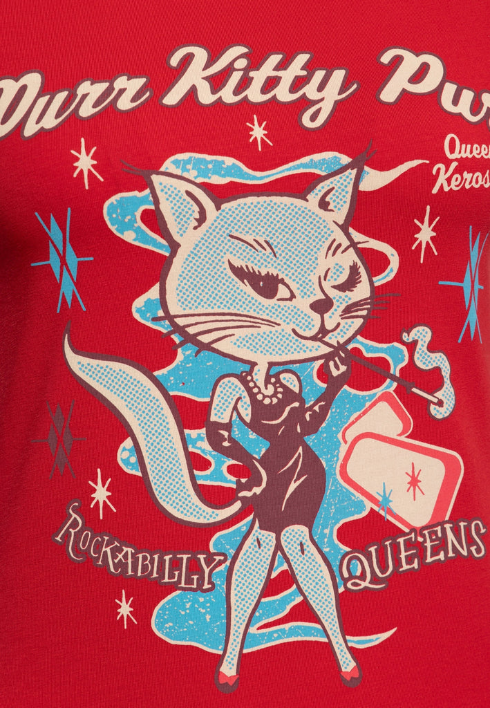 Queen Kerosin - T-Shirt «Purr Kitty Purr»