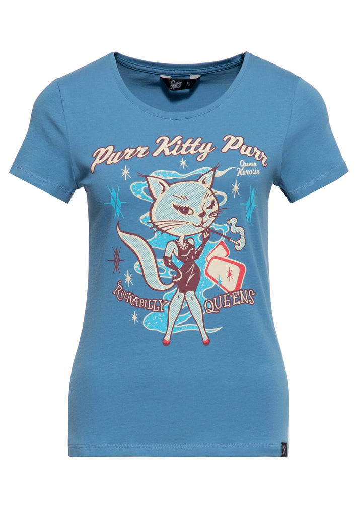 Queen Kerosin - T-Shirt «Purr Kitty Purr»