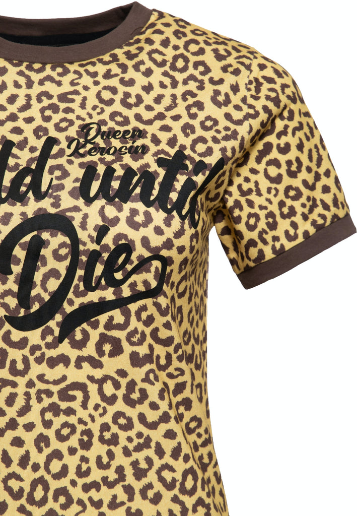 Queen Kerosin - T-Shirt «Wild until I Die»