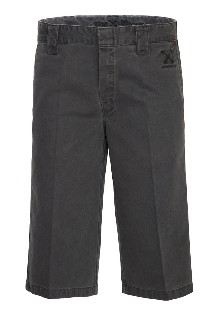 King Kerosin - Workwear Shorts in Oil-Washed Optik «Garage Wear»